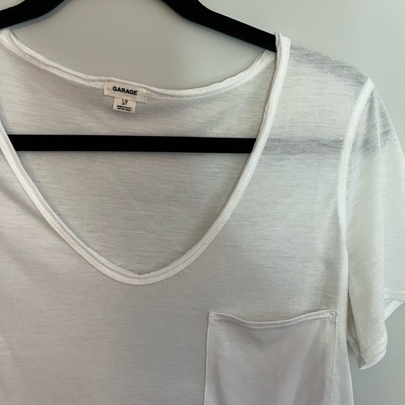 Garage White Tee - Small - Picture 2 of 3